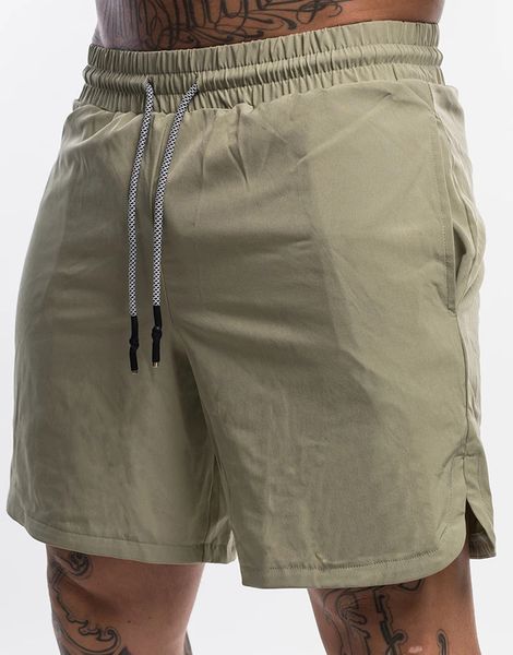 

new fast drying shorts men's thin woven fitness sports basketball training loose jogging pants, White;black