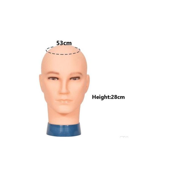 

wig mannequin head bareheaded head models male and female various styles wig hats scarf display sto qylibh bdehair, White