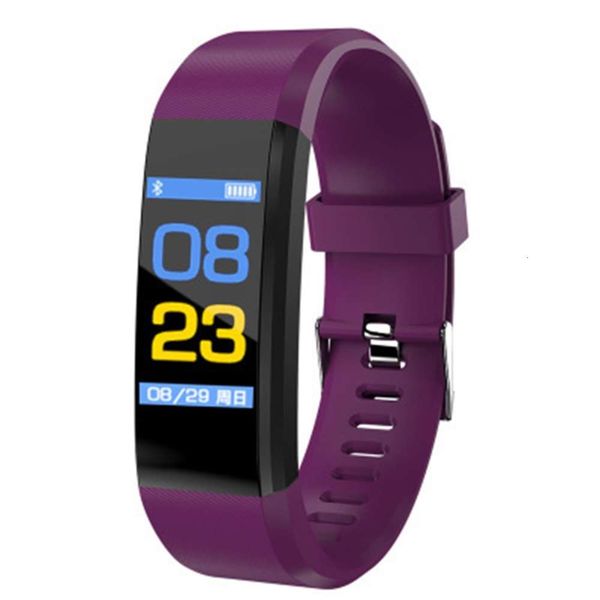 

creative high definition color screen smart id115plus heart rate and blood prsure exercise meter step bracelet