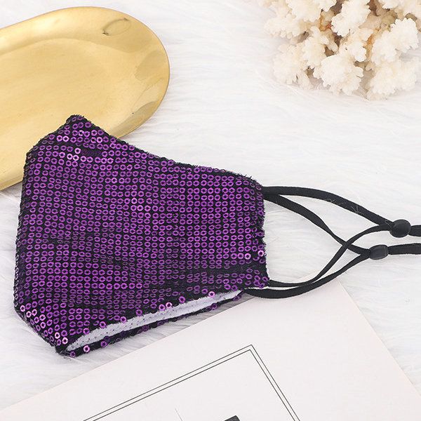 

sequin factory designer face paillette fashion blingbling luxury washable reusable masks mascarillas protective ad p1a1x