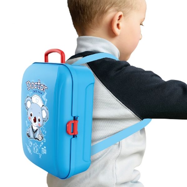 

17 pcs children pretend doctor toy set portable backpack medical kit kids educational role play classic toys xmas gifts y200428