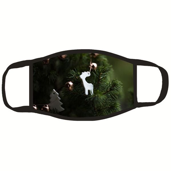 

print designer claus fashion santa fun 3d protective christmas tree mouth face mask cotton reusable washabl