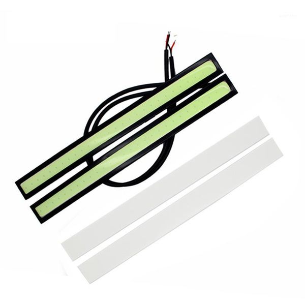 

2pcs/pair hausnn high bright car led daytime running light 17cm cob car styling drl external fog parking light waterproof1