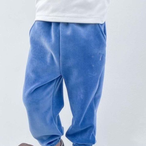 

men's pants winter macaron candy color plus velvet sweatpants, Black