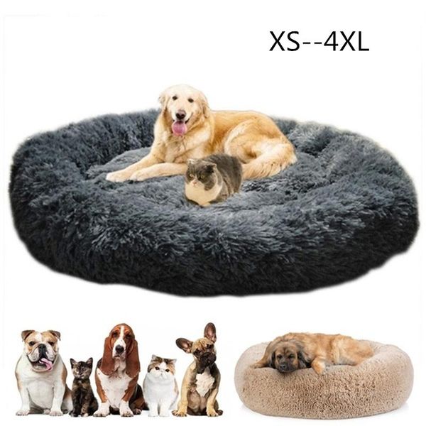 

kennels & pens big orthopedic dog bed comfortable doughnut round washable deep sleep calming beds for large medium dogs and cat supply
