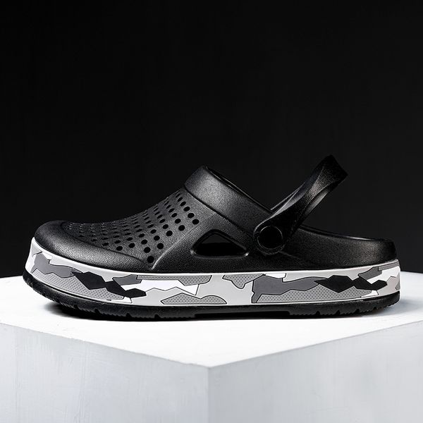 

camouflaged summer of men slipper comfortable shoes fashion casual man flip flops flat sandals tvkn, Black;brown