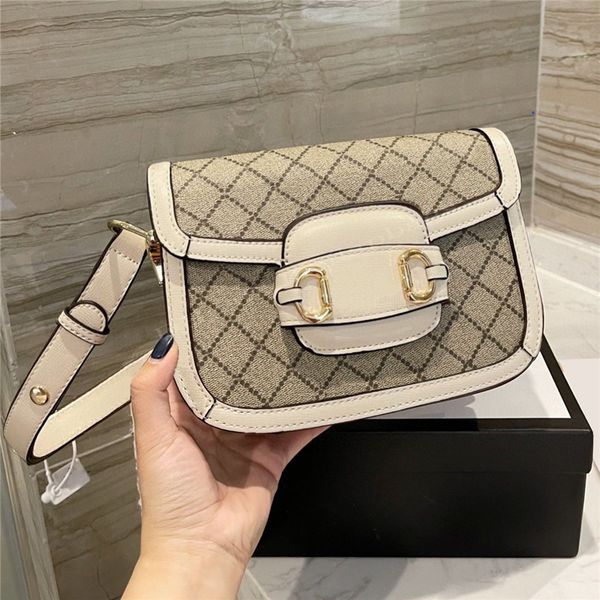

designer saddle bags luxury shoulder bags handbags crossbody wallets high-end dot double letter buckle internal zipper pocket backpack