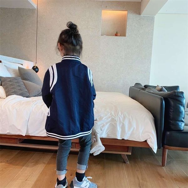 

cong 2020 new children's xiaomei's autumn baseball boys' and girls' long sve cardigan casual et 02zk, Black