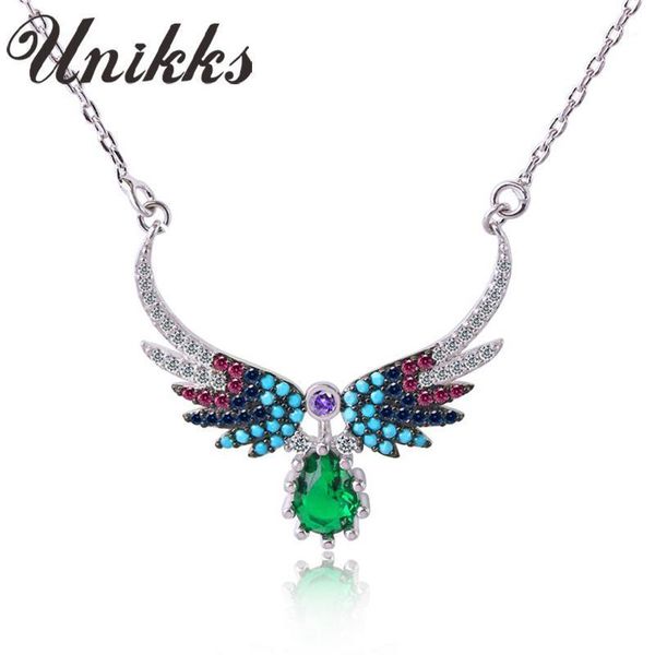 

angel wing necklace female trendy net red simple personality temperament1, Golden;silver