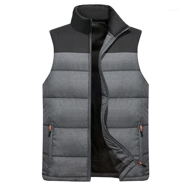 

mens winter sleeveless jacket and coats men sleeveless warm down vest homme winter casual coats 5xl1, Black;white