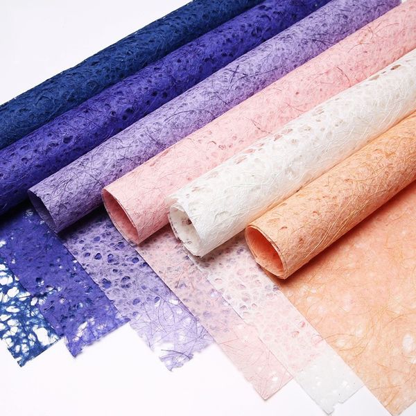 

factory bouquet hollow wrapped 10pcs/set 50*70cm florist gift packaging paper wedding birthday party flower decoration