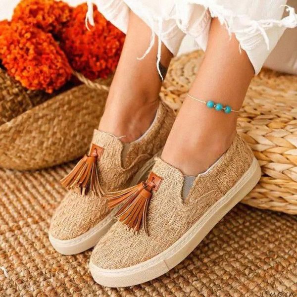 

Women's Vulcanized Shoes 2020 Spring Hot Sell Slip on Solid Color Ladies Sneakers Comfortable Flat Outdoor Female Casual Shoes #gv3i