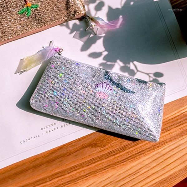 

pencil cases shiny embroidery case school sequin student bag storage girl makeup1