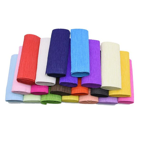 

25015cm декоративные оригами грыщенные crepe paper craft diy цветочные обетока скрапбукинг подарки партия фон гарландия декор джеллов