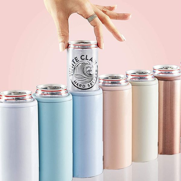 12oz Thermos Bear Can Cooler Vakuumisolierte Tassen Doppelwand 304 Edelstahl Becherkühler Cola Skinny Can Cooler LJ201221