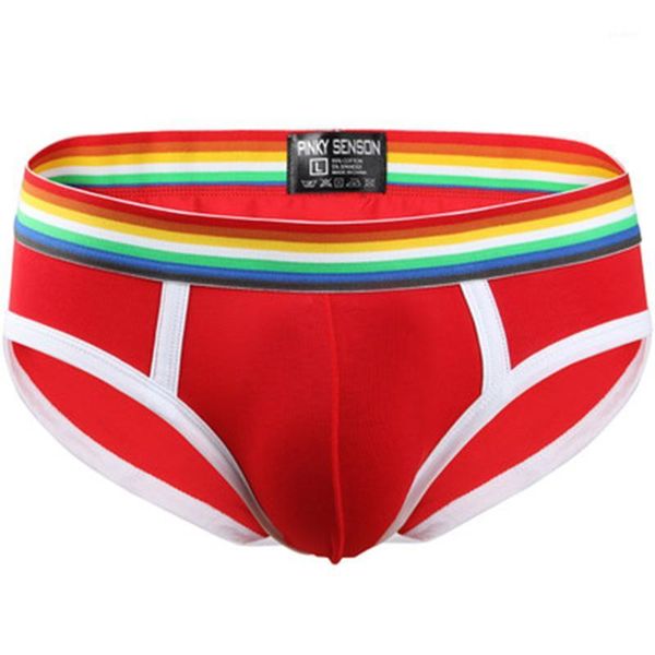 

dewvkv u pouch men's underwear briefs low-rise soft comfortable solid blue white black red summer male panties new arrival zc1, Black;white