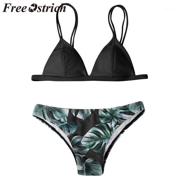 

ostrich women underwear set two pieces flower lingerie push up bra low waist panties bra and panty set biquini 20201, Red;black