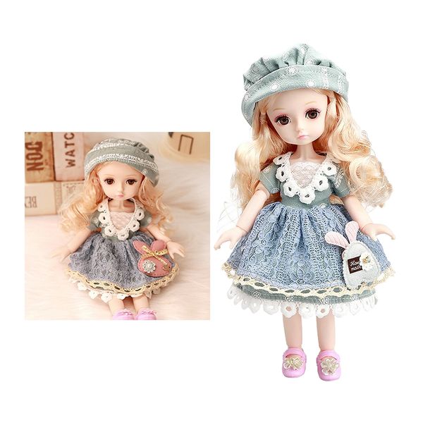 

10 дюймов мода милые куклы с игрушкой для одежды для девочек рождественский новый год подарок на день рождения