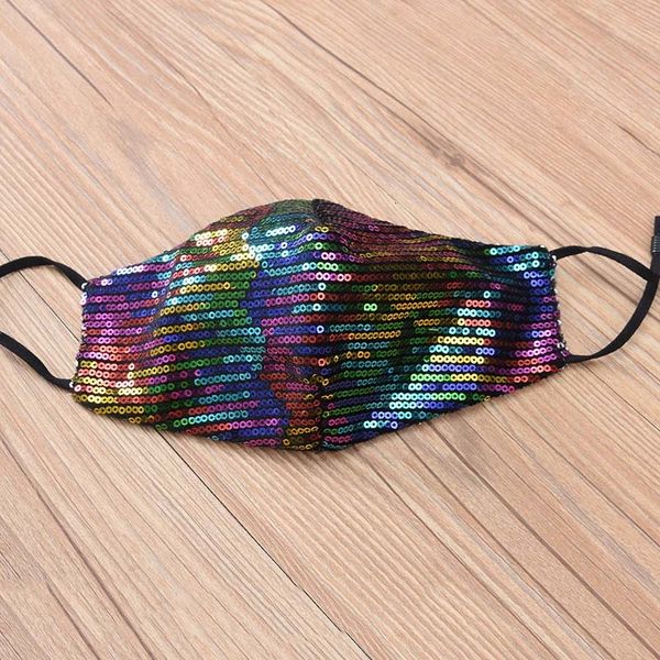 

uwg6du factory price cross bling fashion party sequins face mask women washable reusable dust windproof womens cotton mas 8 n