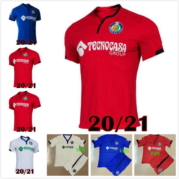 

20 21 getafe cf soccer jerseys 2020 2021 camisetas de futbolangel mata maksimovic cucurella etxeita unal men kids kit football shirt uniform, Black;yellow
