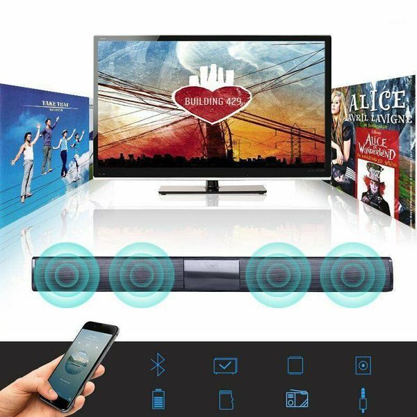 

wireless bluetooth sound bar speaker system tv home theater soundbar subwoofer1