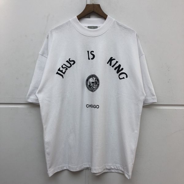 

men 2021 new luxury jesus is hip shirt skateboard street cotton t-shirts kenye s-xxl # n218 df9r, White;black