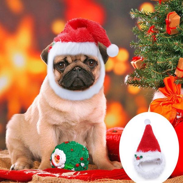 

christmas dog cat hat dog hats accessories for small dogs party dress up costume headwear caps sqcpvq