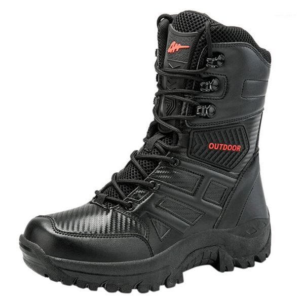 

sagace sport boots mens casual shoes men durable desert outdoor snow boots men hiking shoes waterproof winter boot combat1, Black