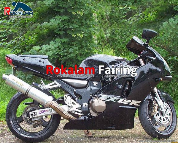 ZX12R 2000 2001 KAWASAKI NINJA ZX 12R için ABS MERHALARILARI Siyah Sprotbike Vücut ZX-12R Motosiklet Peri Kumesi (Enjeksiyon Kalıp)