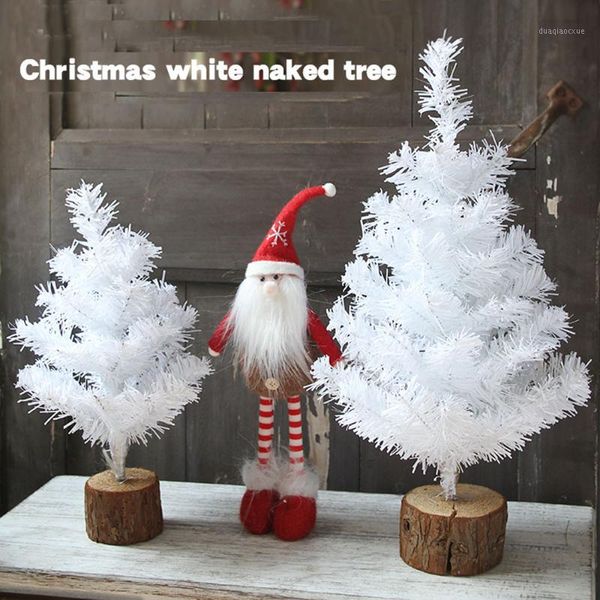 

christmas decorations white bare tree ornament desk decoration mini gift merry table decor kids gift#351