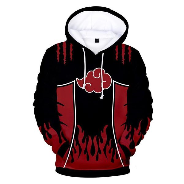 

new naruto hoodie men women naruto 3d hoodies sweatshirt harajuku autumn pullover hoodies 3d print sweatshirt s hoody, Black