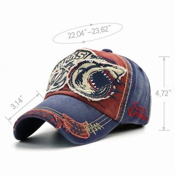 

jamont вышивка trucker hat shark хлопок бейсболка caps color matching snapback hats открытый спортивные caps capquette шляпа костяная крышка, Blue;gray
