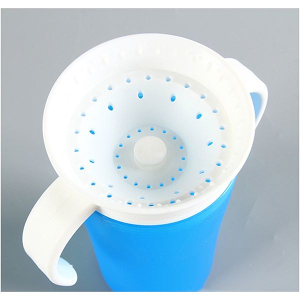 

360 градусов можно повернуть детское обучение питьевой чашкой с двойной ручкой крышка герметики, герметичные младенческие чашки для воды бут