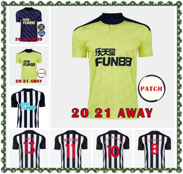 

мужчины + kids kits 20 21 nufc joelinton футбол футбол шелви 2020 2021 almiron ritchie gayle оборудование футбольная рубашка, Black;yellow