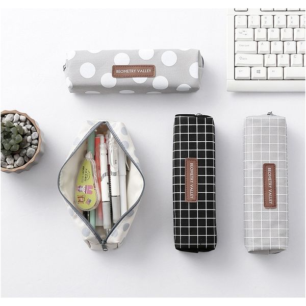 

mohamm canvas pealf form prend case portable большая емкость для хранения pen case student school office канцтовары f jlllxr lajiaoyard