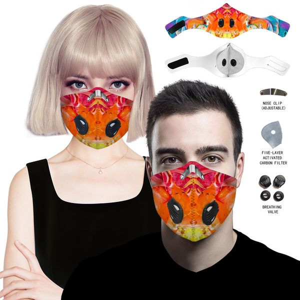 

breathable protection printing fashionable mask for both cycling men and women role playing personality cotton