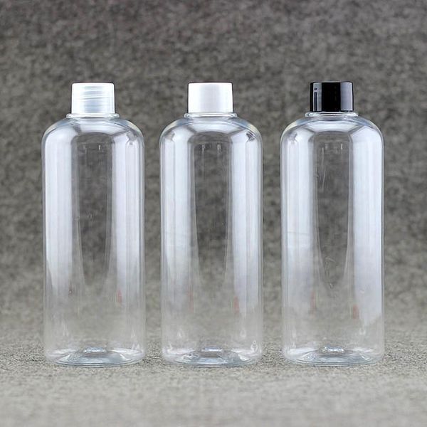

100 x 400ml easy common lid pet plastic bottle cosmetic refillable jar