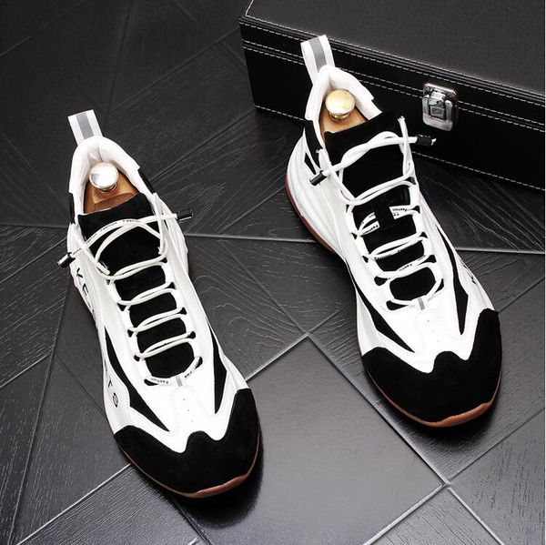 

fashion men work shoe european standard trend winter casual party sport shoes dress wedding business shoes w17, Black