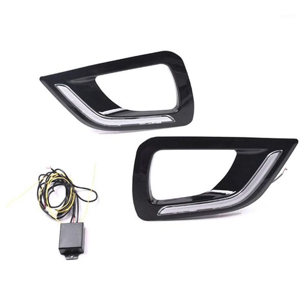 

led drl daytime running light fog lamp 12v car running lights for navara np300 2015-20181