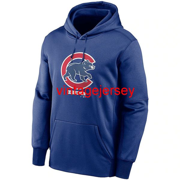 

2021 chicago therma performance pullover hoodie blue s-3xl, Blue;black