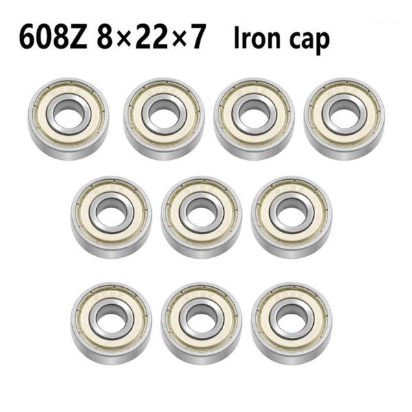 

8x22x7mm scooter bearings 608z high carbon chrome set skateboard scooter roller1