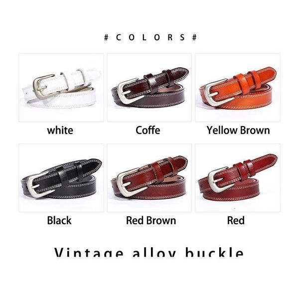 

dinisiton cow leather belt women genuine leather belts designer metal pin buckle strap jeans female ceintu jlloil, Black;brown