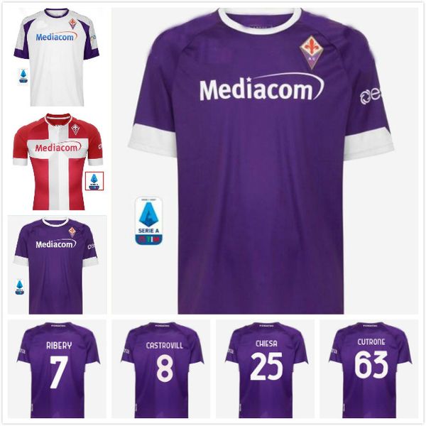 

top thailand 2021 2020 флоренция рибери джерси 20 21 фиорентина бенасси 24 бираги 3 chiesa 25 simeone 9 ribery 7 главная футбол джерси, Black;yellow