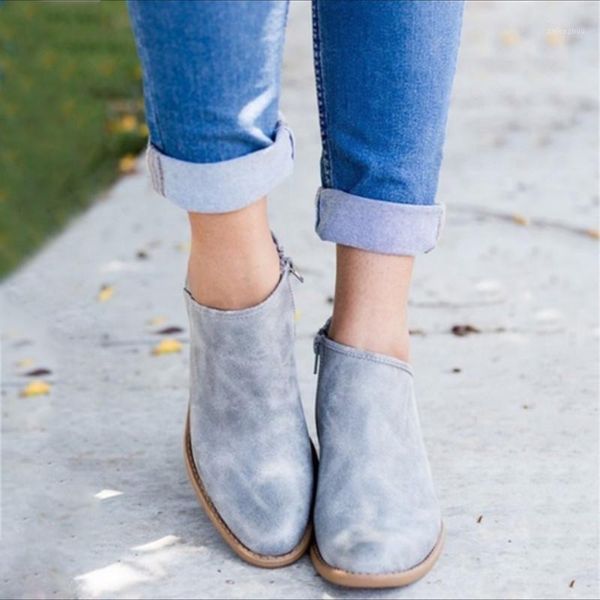

2020 new women's high heel boots pu shoes woman pointed toe solid color side zipper fashion women's spring boots size 35-431, Black