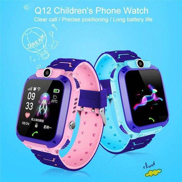 

q12 five children's telephone waterproof positioning smart watch touch screen electronic g