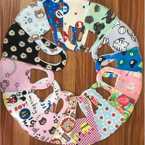 

ice individual pack designer kids face mask silk protective kpop reusable washable wholesale cartoon clo