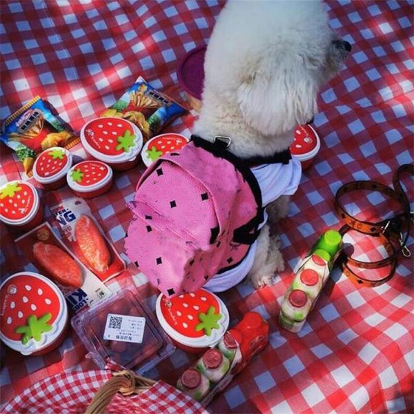 

pets lovely printed shoulder bag high street personality pet bags festival gift for teddy schnauzer bag accessories