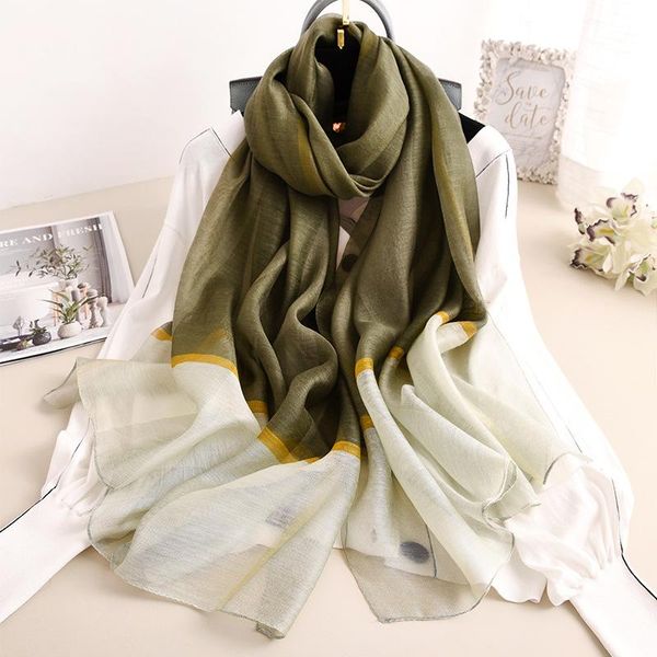 

2020 зимних женщин шарф твердой шелковой шерстяной феокуляции леди тонкий теплый пашмина шали хиджаб шеи обернуты бандана шарфы wmtxzi, Blue;gray