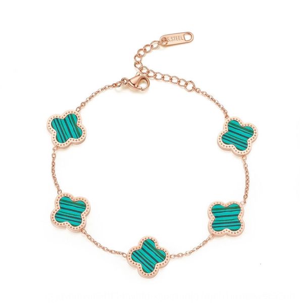 

japanese rose fashion four leaf v5tkz and five flowers braceletbracelet peacock lady lucky grass gold white fritillaria