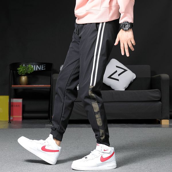 

2020 new autumn men's casual pants overalls 732, Black